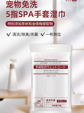 Load image into Gallery viewer, Kojima Pet Cleaning Glove 免洗清洁宠物手套